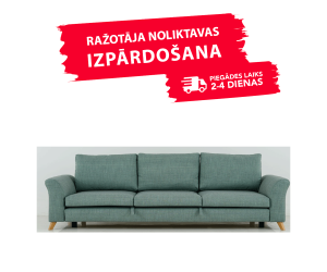 Dīvāns EDEN SLEEPING (Trīsvietīgs, izvelkams)(Ražotāja noliktava)